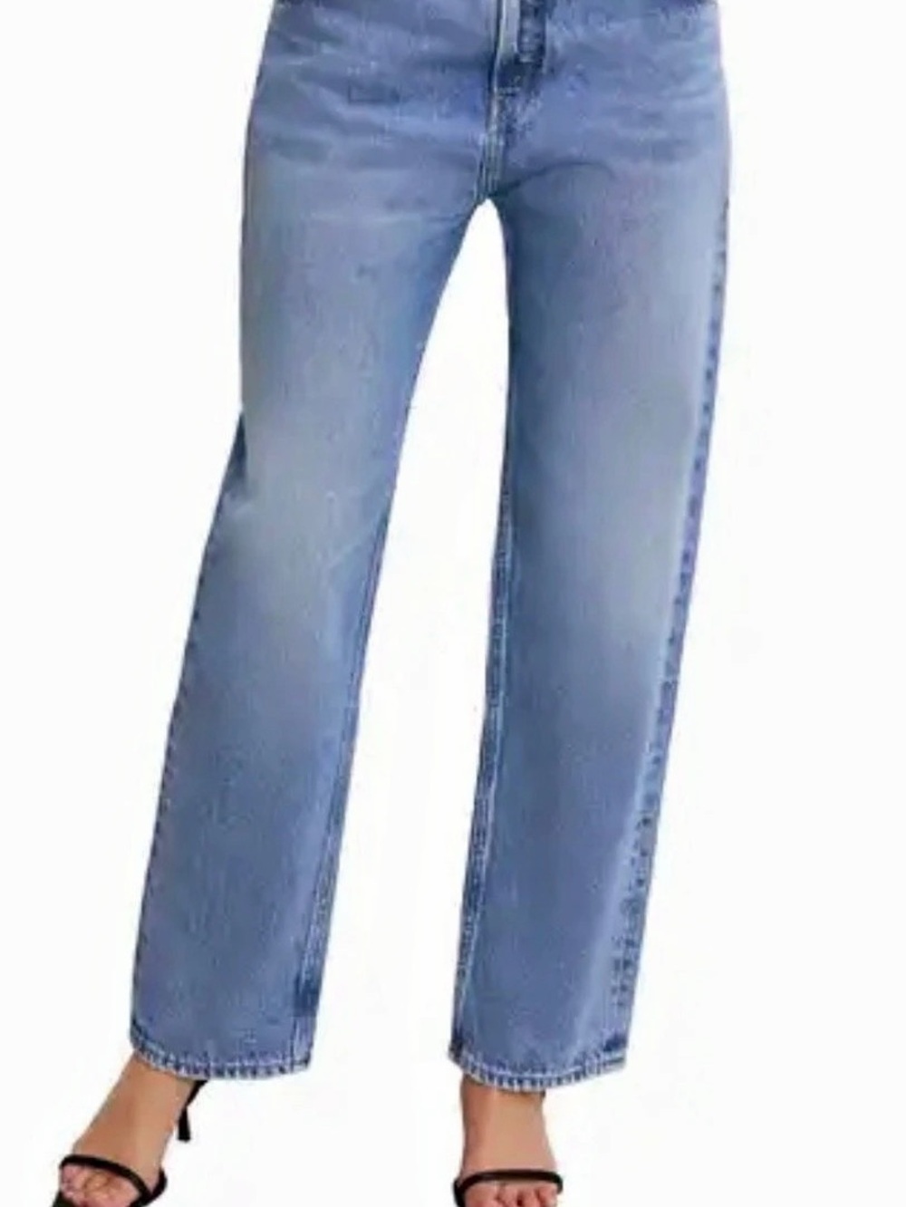 Good American Good '90s Duster Straight Leg Jeans Size 8/29